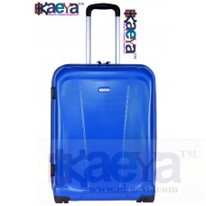 OkaeYa Cabin Size Unbreakable Polycarbonate Luggage Stroller (blue)